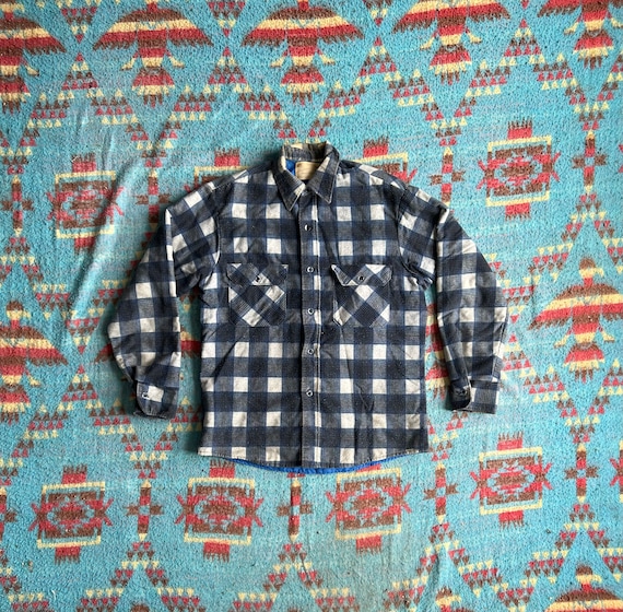 Vintage 70s Sears Fieldmaster Plaid Shirt - Etsy