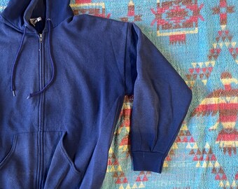 Vintage 1980s Lee Zip up Hooded Sweatshirt - Etsy