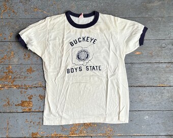 Vintage 1970s Ohio American Legion Boys State Shirt