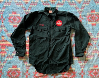 Vintage 1940s Coca Cola Work Shirt