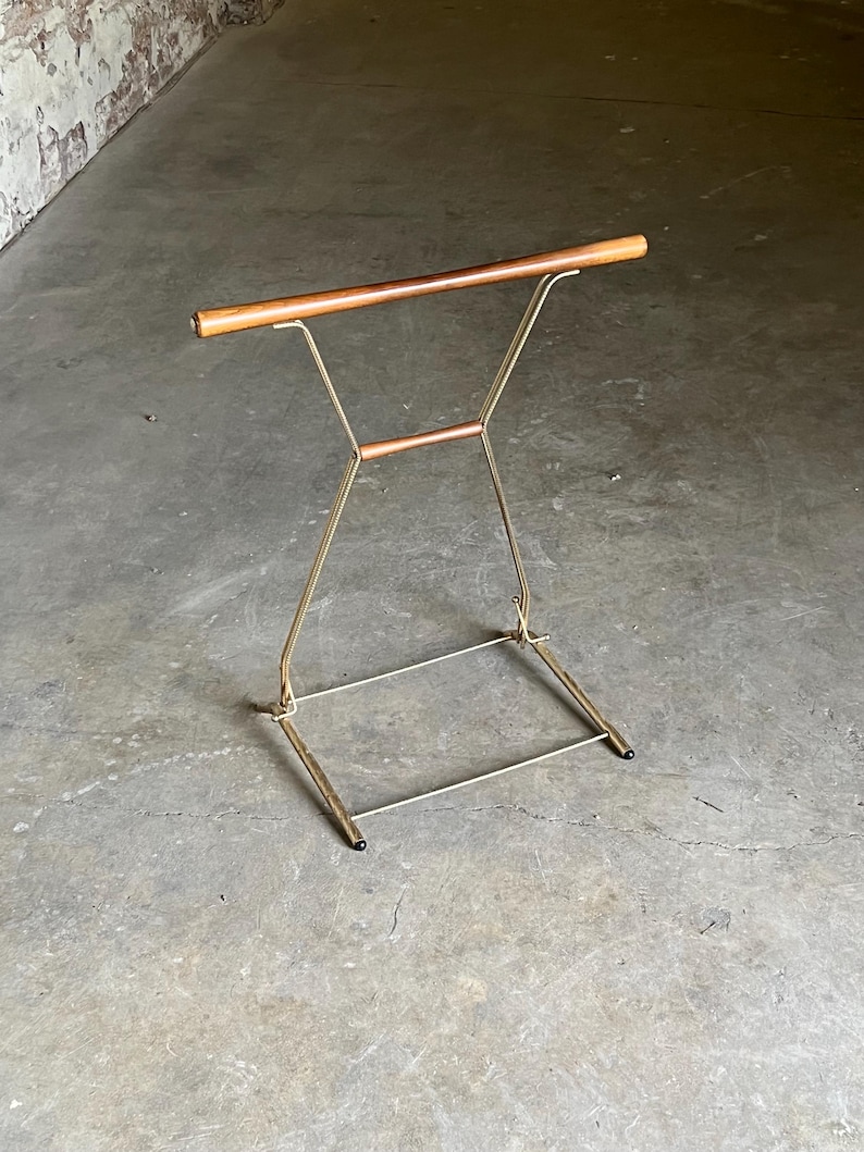 Cloths Rack Mcm Vintage MCM Coat and Luggage Rack - Etsy