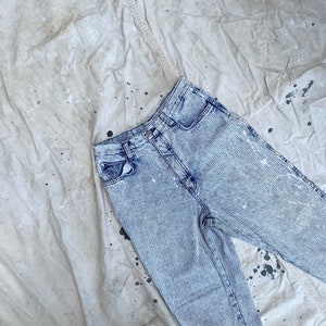 Vintage Gitano Express Acid Wash Denim Jeans 26” x 25”
