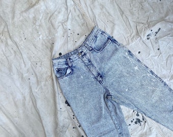 Vintage Gitano Express Acid Wash Denim Jeans 26” x 25”