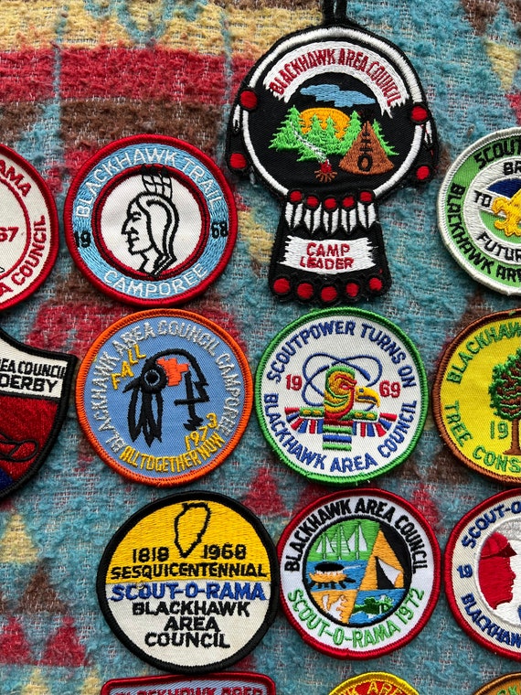 20 Vintage Blackhawk Area Council Boy Scout Patch… - image 4