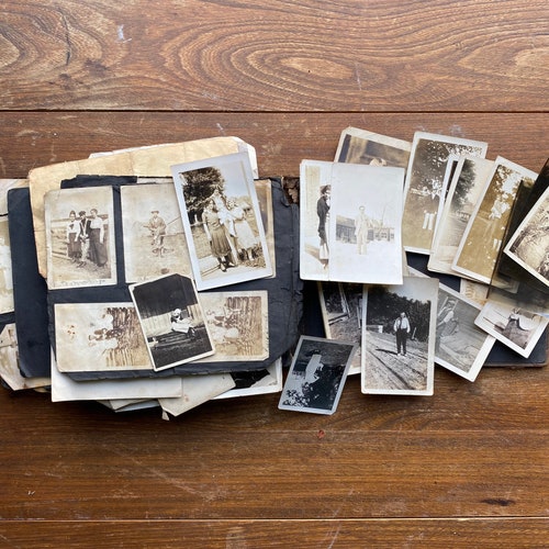 Vintage shops Midwest Photo Album Americana Pictoral Scrapbook