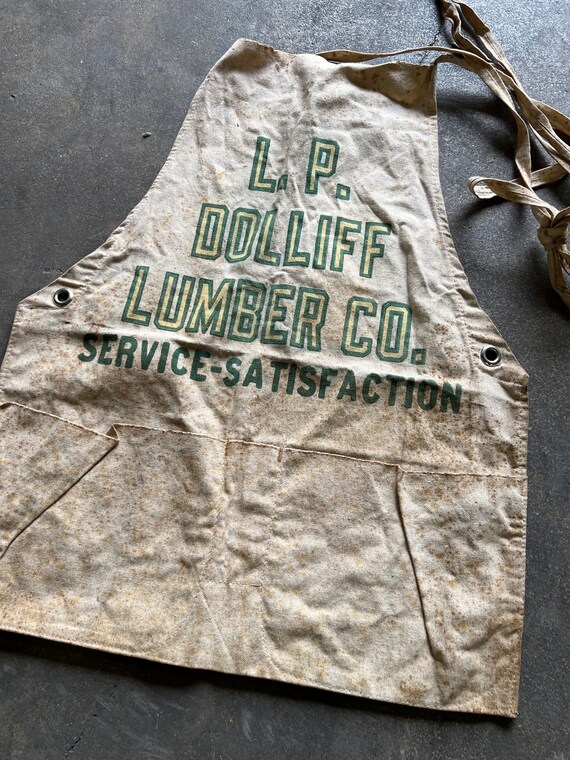 Vintage 1950s Dolliff Lumber Co Revillo, SD Nail Apron - Etsy