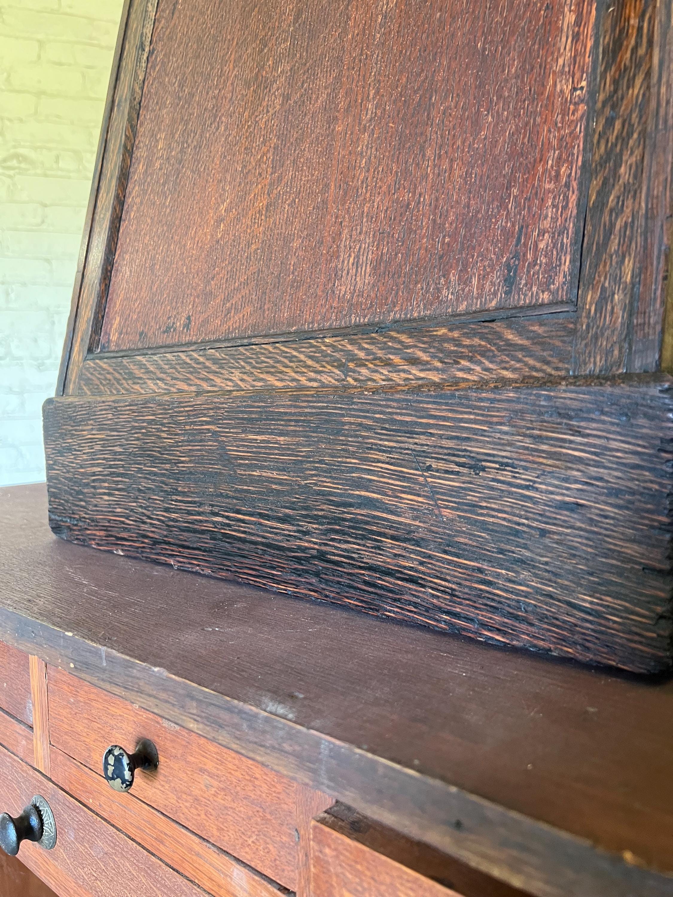 Antique 1920s Oak Shoe Store Mirror - Etsy