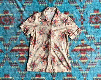 Vintage 1970s Womens Mendota Button Up Shirt