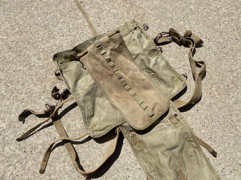 Vintage WW2 Canvas Boyt Mfg Ammo Tote 1942 Americana Etsy