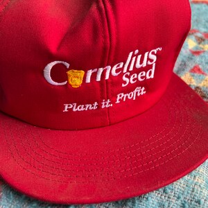 Vintage Cornelius Seed K-Products Snapback Farm Hat image 2