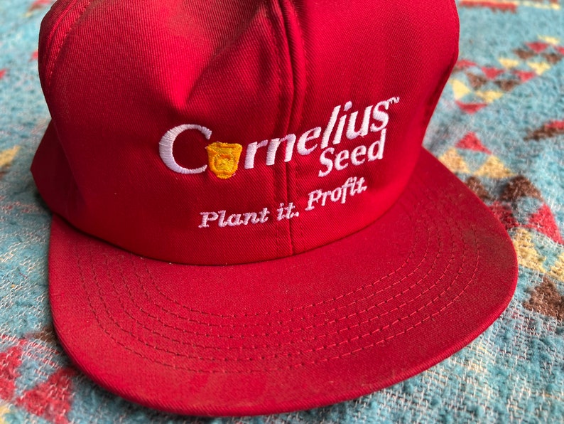 Vintage Cornelius Seed K-Products Snapback Farm Hat image 2