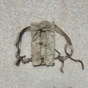Vintage WW2 Canvas Boyt Mfg Ammo Tote 1942 Americana