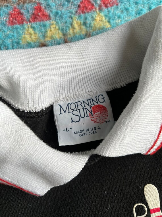 Vintage 1980s Pins Collared G. Johnson Sweatshirt - image 3