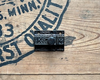 Victorian Eastlake Salvaged Cabinet Latch Door Hardware