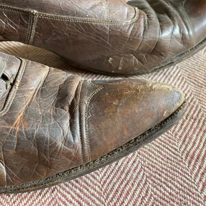 Antique Womens the J&K Shoe Brown Leather High Lace up - Etsy