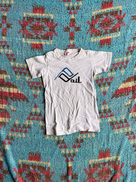 Vintage 1970s Vail Ski Resort Kids T Shirt