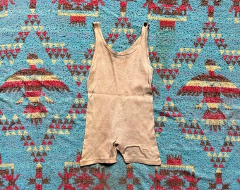 Vintage 1920s Childs One Piece Wool Swim Suit