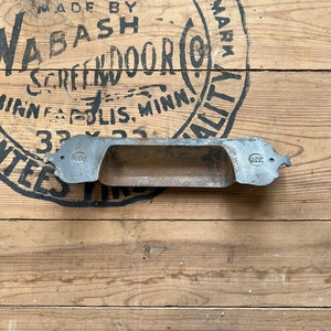 1890s Reading Hardware Monandock Building Chicago Cast Iron Door Drop Letter Mail Slot Bild 5