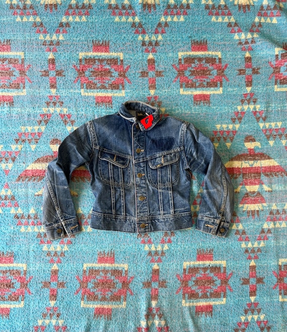 Vintage 1970s Kids Lee Rider Denim Jacket