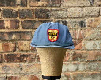 Vintage Renk Seeds Snapback Denim Hat Made in USA