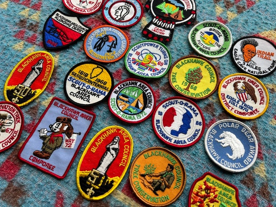 20 Vintage Blackhawk Area Council Boy Scout Patch… - image 2