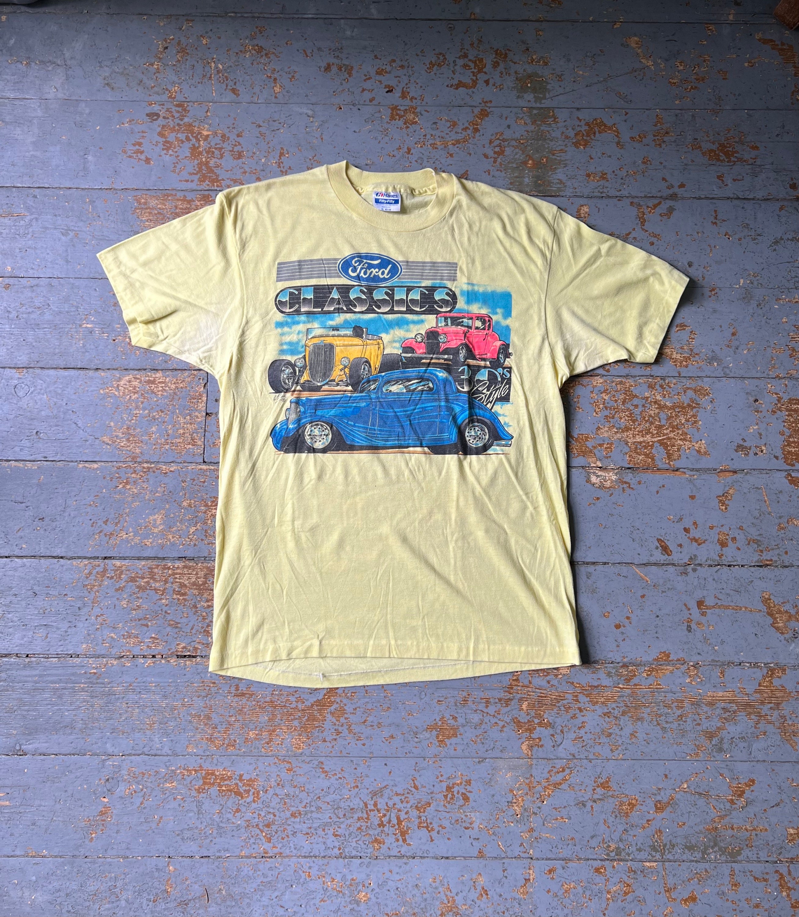 80〜90s Ford ヴィンテージT made in USA Vintage 1980s Ford Classics Graphic Shirt - Etsy