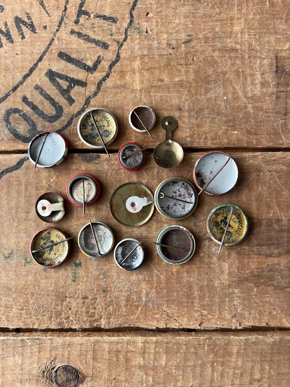 Antique Lot of 9 Pinbacks & Novelties - image 3