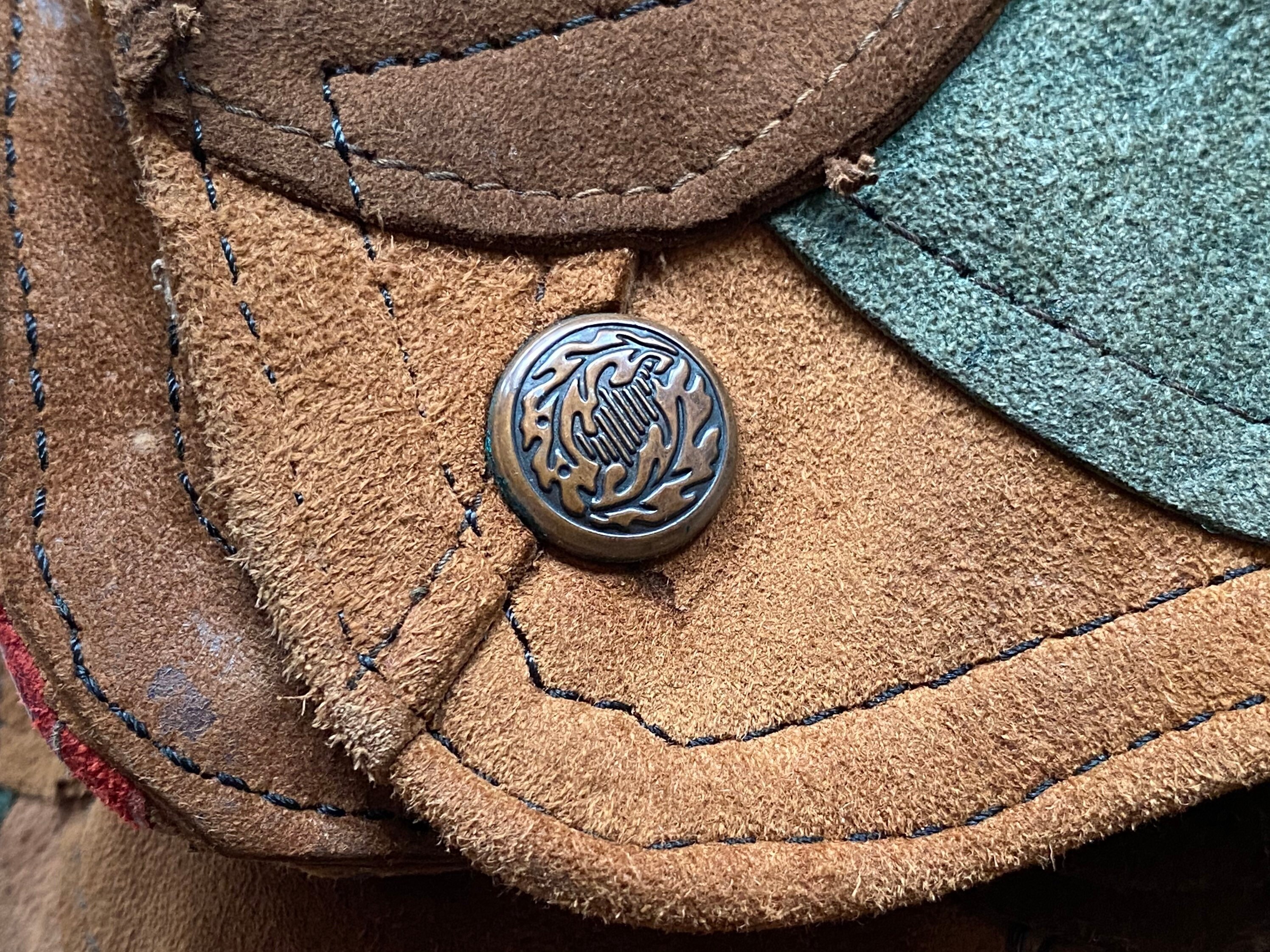 Vintage Leathercraft Process of America Scalloped Jacket Etsy