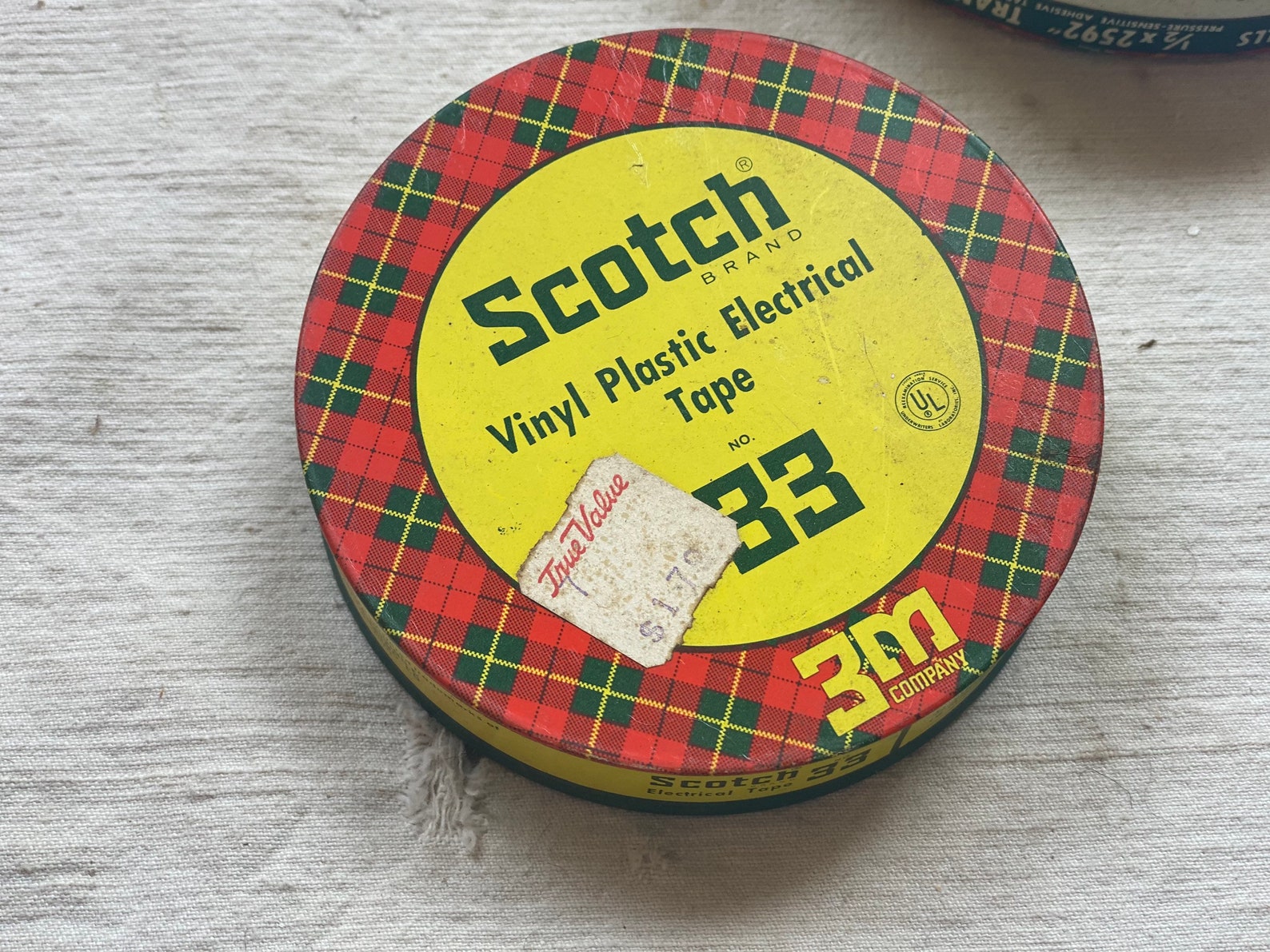 Vintage Set of 4 Scotch Cellophane Tape Tins Tartan Plaid - Etsy