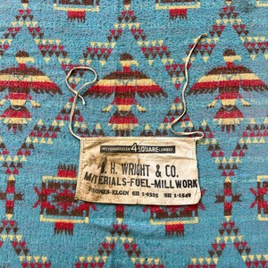 Vintage OH Wright & Co Lumber Nail Apron Elgin, IL
