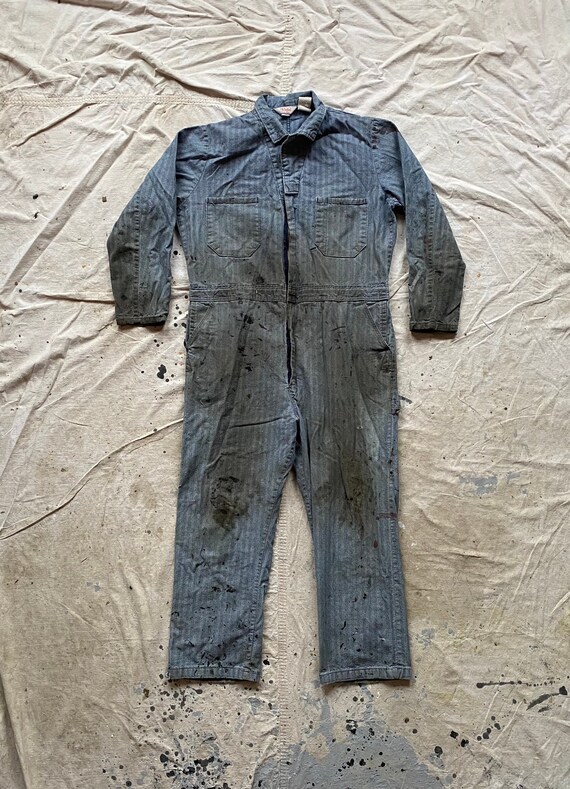 Vintage 70s Walls Master Made HBT Shop Coveralls