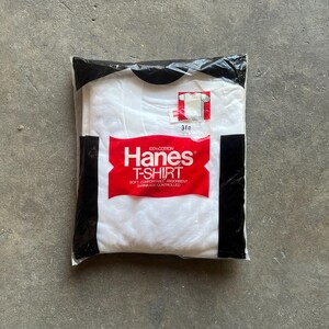 Deadstock 3-pack 1970s Hanes Blank White Tees - Etsy