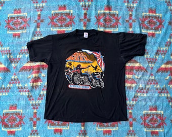 Vintage 1980s Daytona Beach Bike Week Robison Harley Davidson Shirt