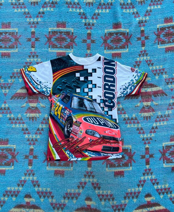 Vintage 1998 NASCAR Jeff Gordon AOP Shirt