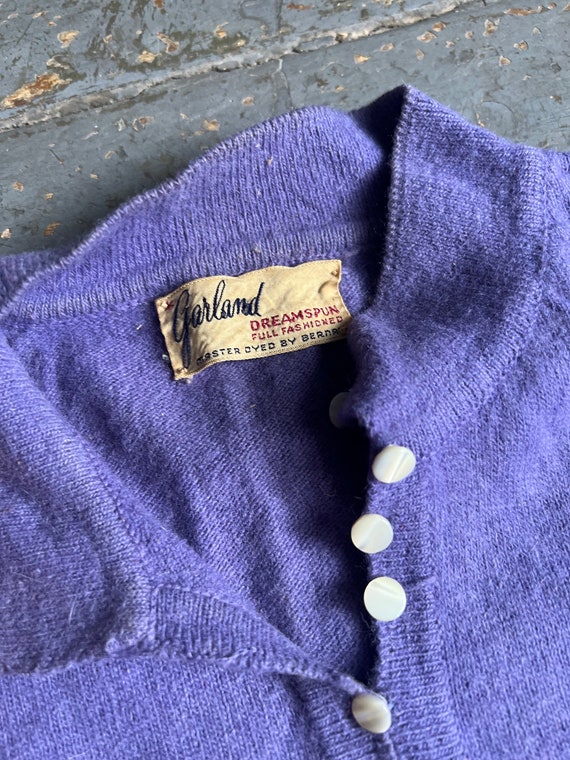 1950s Garland Dreamspun Wool Henley Sweater - image 3