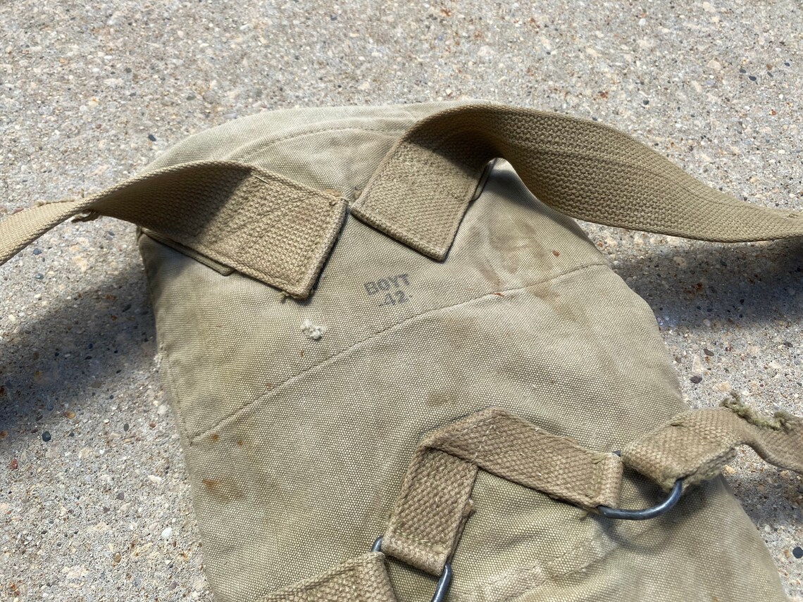 Vintage WW2 Canvas Boyt Mfg Ammo Tote 1942 Americana Etsy