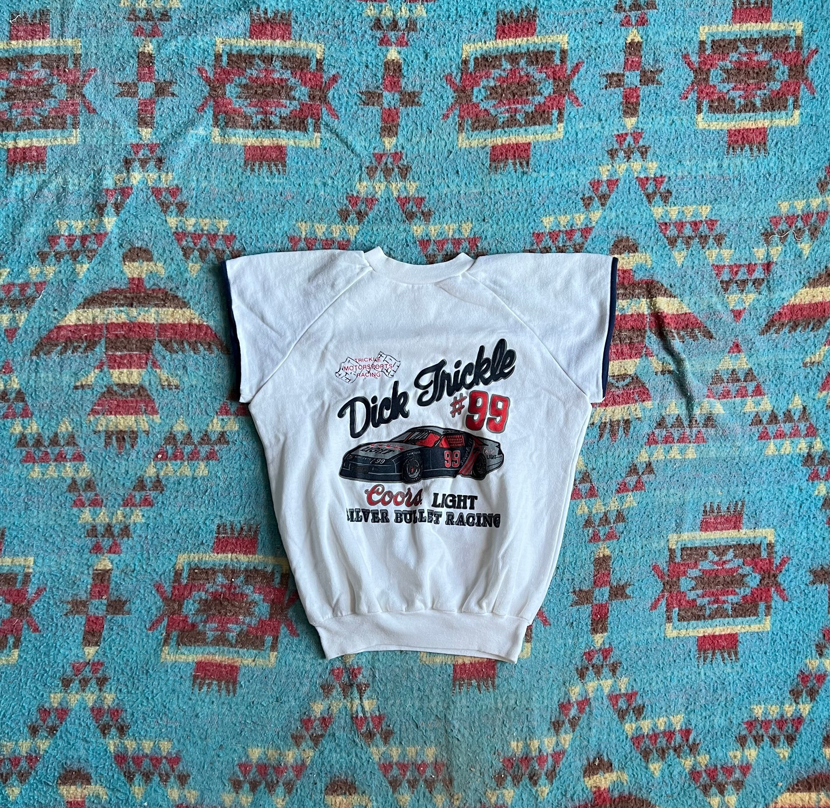 Vintage 80s Dick Trickle Short Sleeve Sweatshirt - Etsy