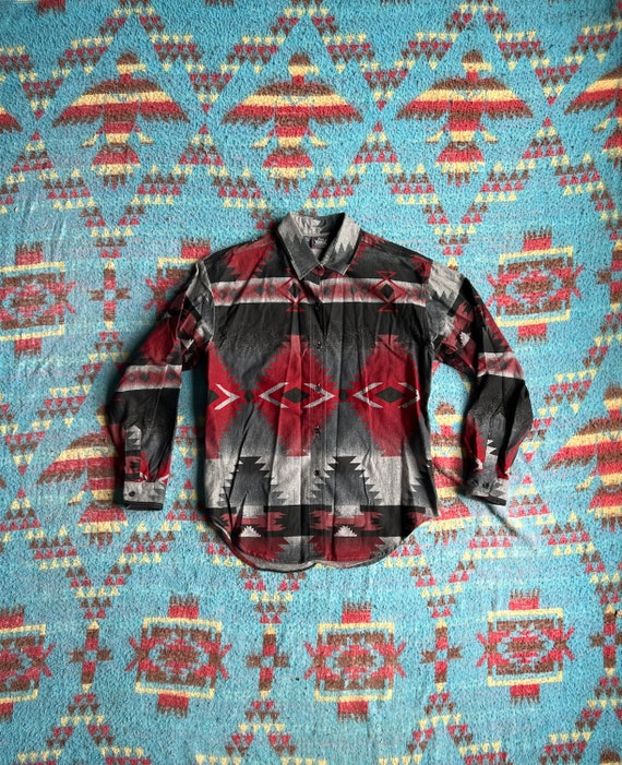 Vintage 1990s Womens Woolrich Southwestern Shirt