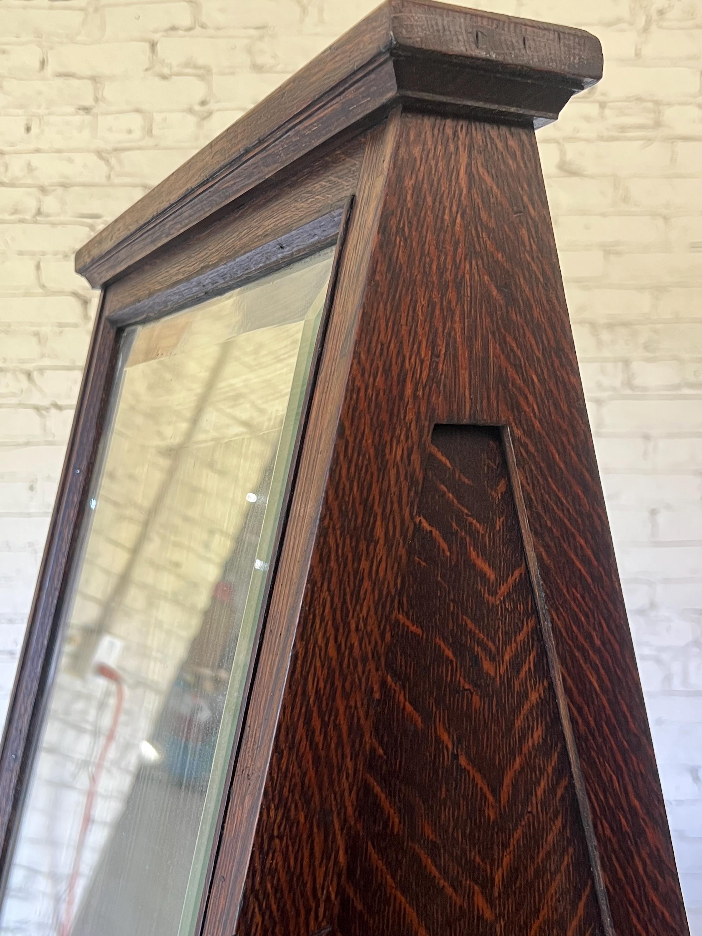 Antique 1920s Oak Shoe Store Mirror - Etsy