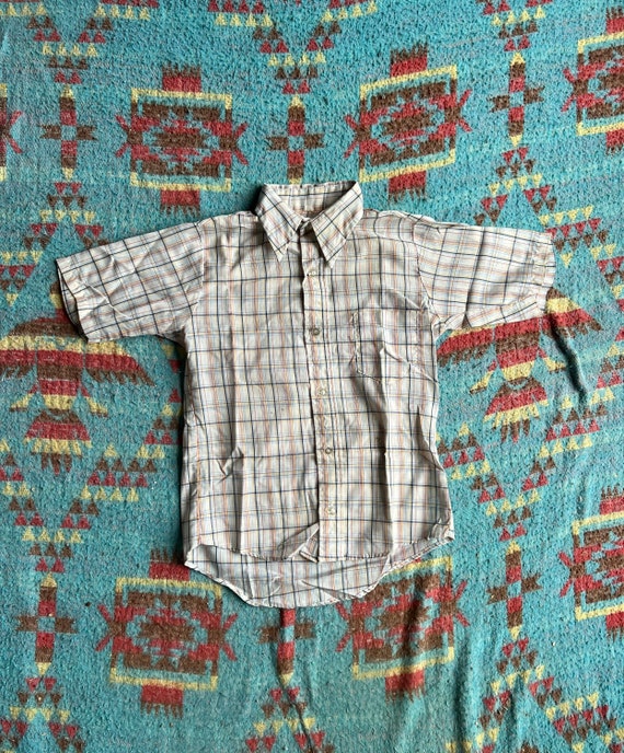 4 Vintage 70s Kids Button Up Shirt Lot - image 7