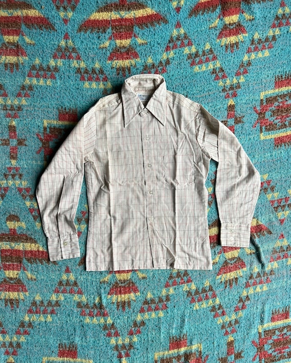 4 Vintage 70s Kids Button Up Shirt Lot - image 9