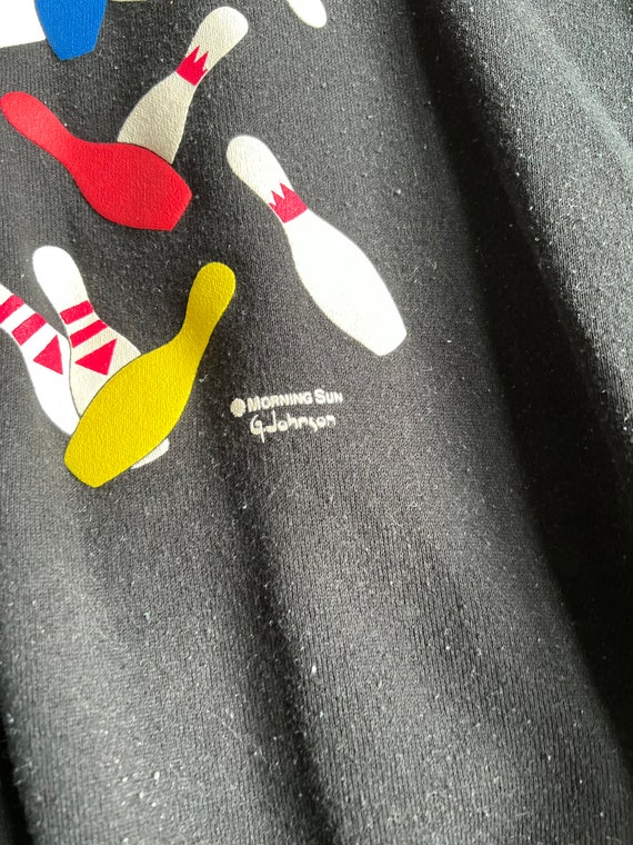 Vintage 1980s Pins Collared G. Johnson Sweatshirt - image 5