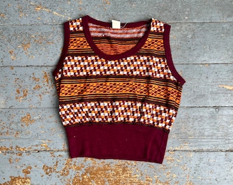 Vintage 1970s ‘Jugs’ Brand Womens Vest