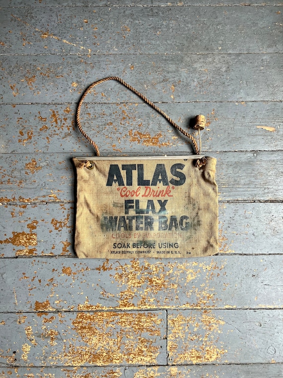 Vintage Atlas “Cool Drink” Water Bag