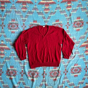 Vintage 1970s Champion V-Neck Sweater