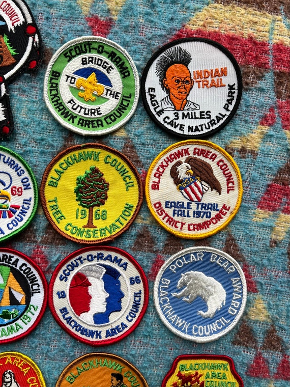 20 Vintage Blackhawk Area Council Boy Scout Patch… - image 5