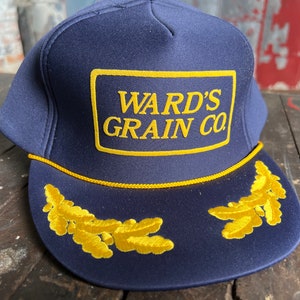 Vintage Wards Grain Co Snapback Farm Hat image 2