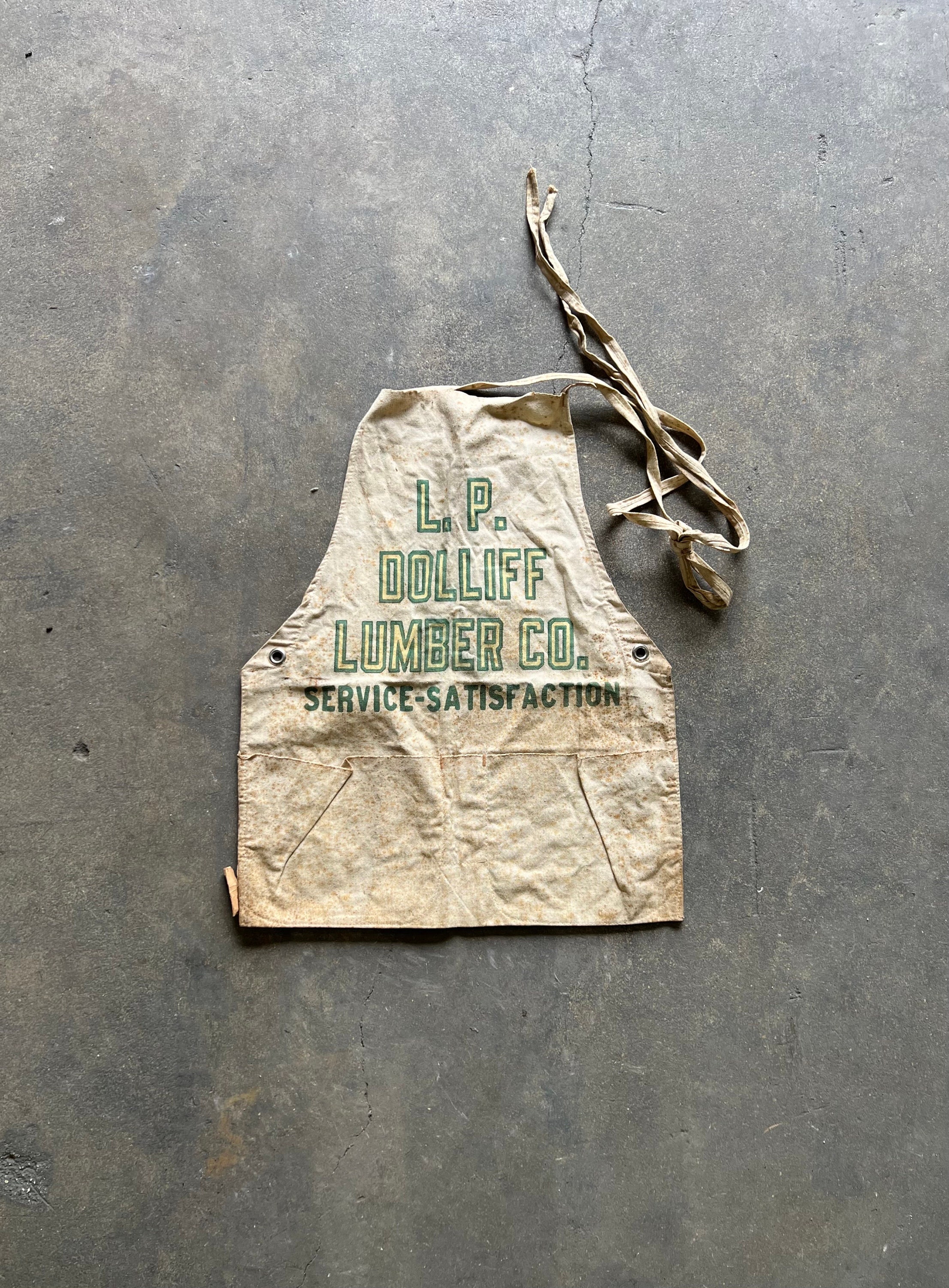 50sビンテージランバーエプロンW. H. SCHENK LUMBER CO. Vintage 1950s