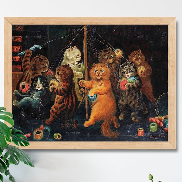 Louis Wain Cats Calendar Etsy