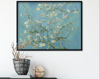 Almond Blossom by Vincent Van Gogh 1890, Giclee Fine Art Print, Classical Painting, Wall Art, Vintage Portrait Decor